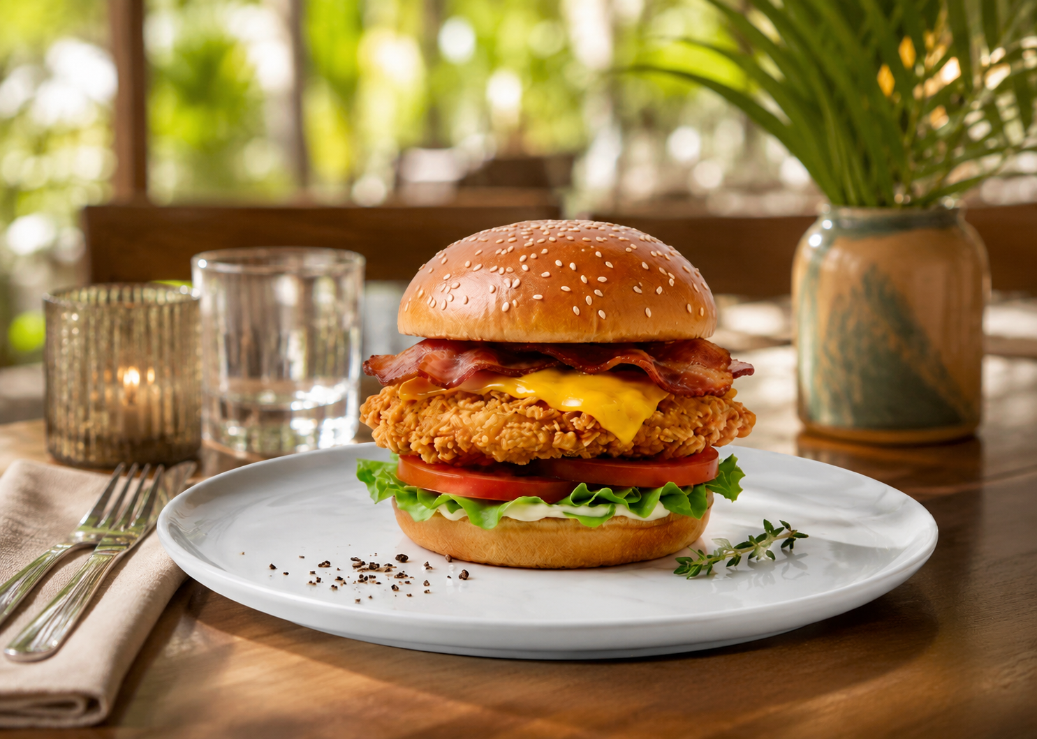Island twist burgers